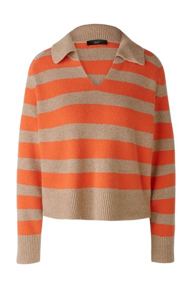 Oui Свитер с воротником-поло