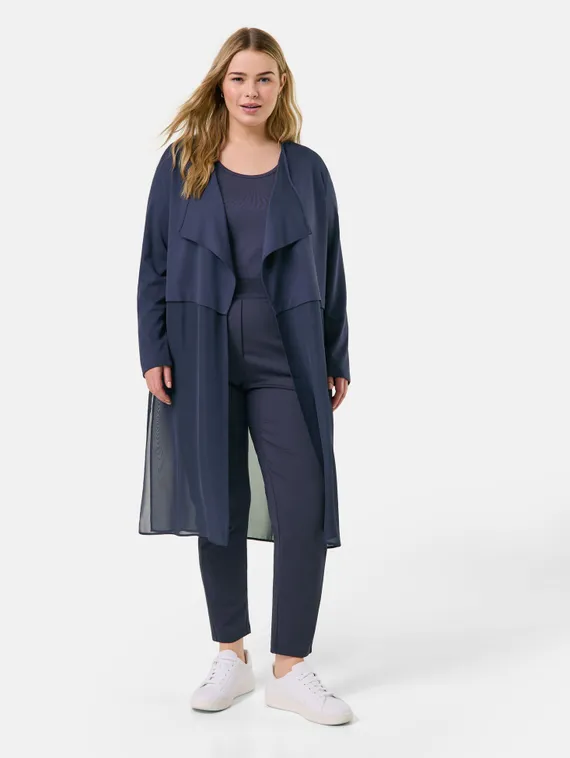 SAMOON Кардиган комбинированный