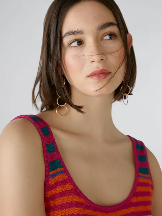 Oui Топ льняной