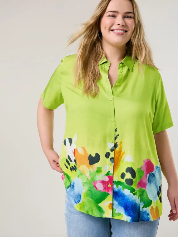 SAMOON Рубашка из вискозы