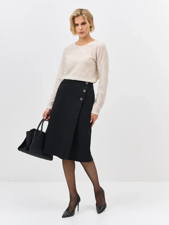 BULMER Юбка из джерси с имитацией запаха