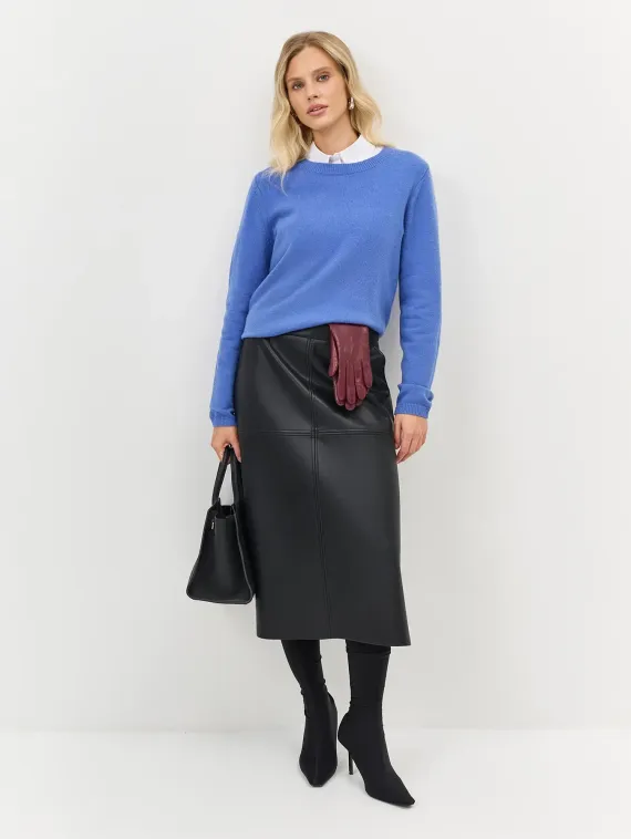 BULMER Юбка-трапеция из экокожи