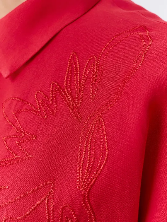 BULMER Удлиненная льняная блузка