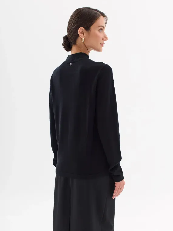 BULMER Базовый джемпер с воротником стойкой