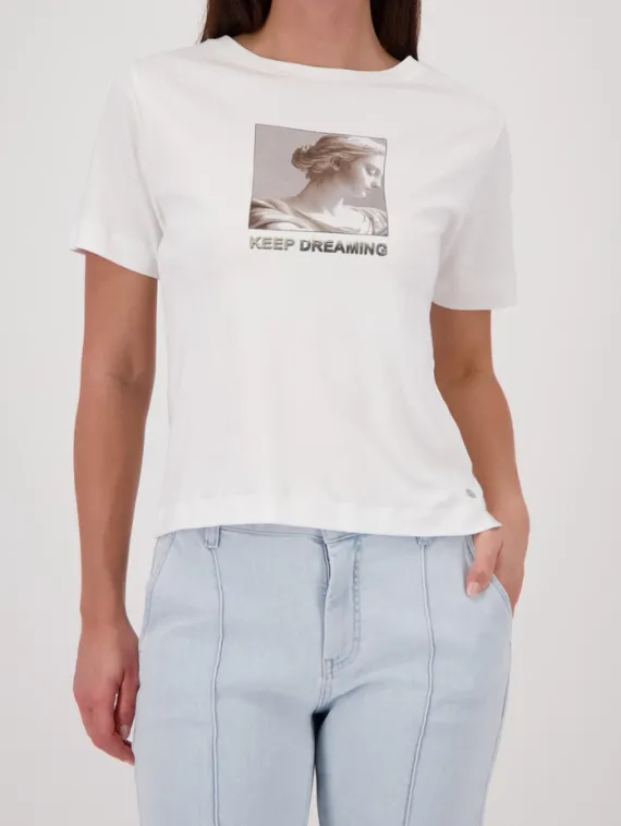 MONARI Футболка с принтом в виде статуи