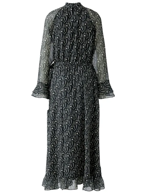 Oui Платье макси с принтом