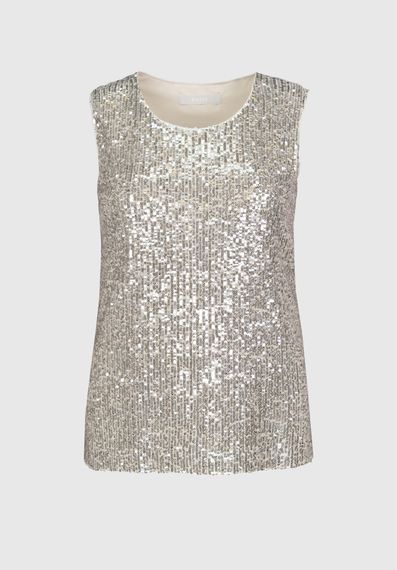 BIANCA Топ с пайетками