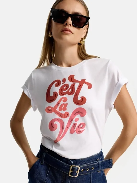 CATNOIR Футболка с принтом