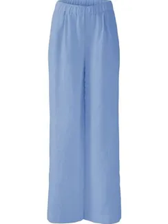 Oui Брюки со складками льняные