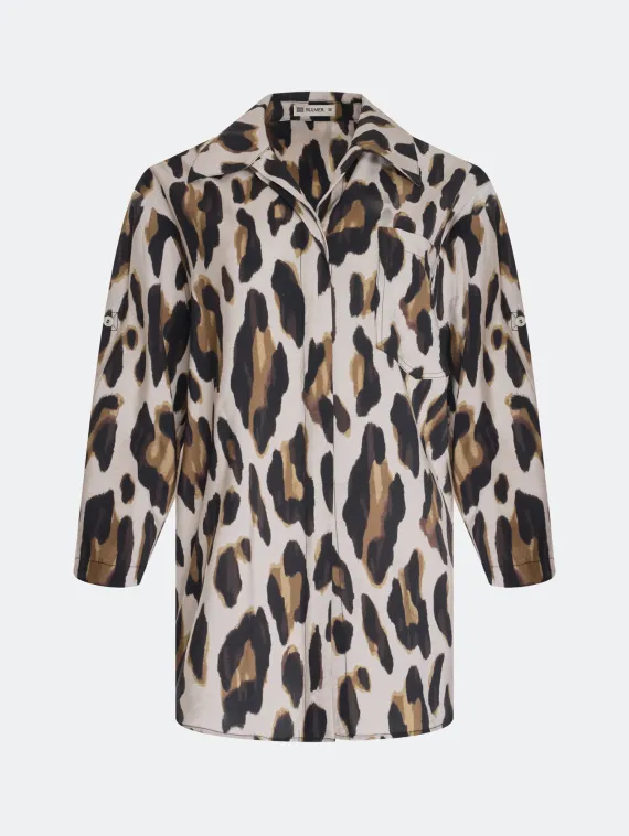 BULMER Блуза с анималистичным принтом