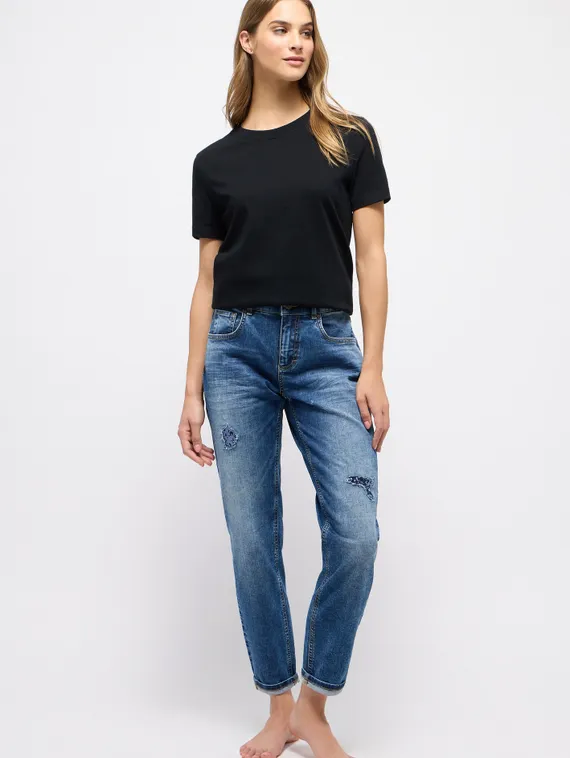 ANGELS Джинсы-бойфренды с пайетками