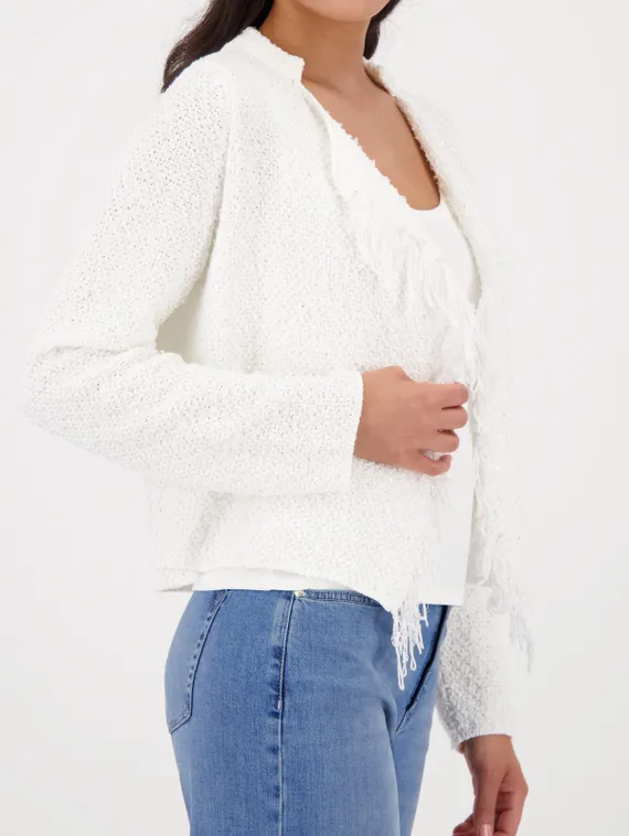 MONARI Кардиган с плетеной структурой