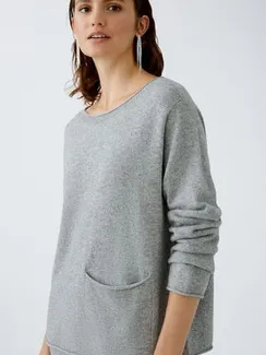 Oui Тонкий пуловер из смеси шерсти