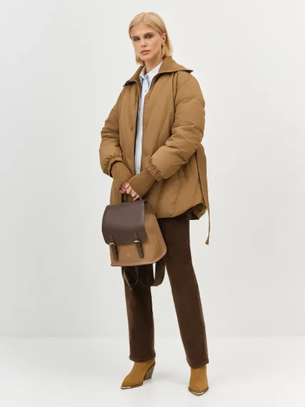 BULMER Объемная куртка с трикотажной манишкой