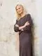 GERRY WEBER Вязаная юбка шоколадного цвета