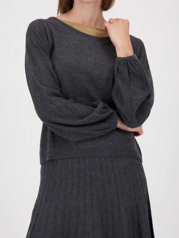 MONARI Свитер с двойным воротником