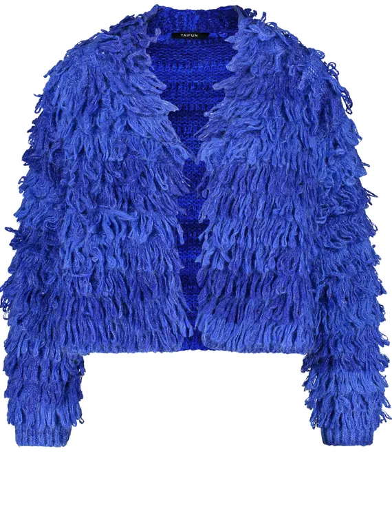 TAIFUN Кардиган с бахромой