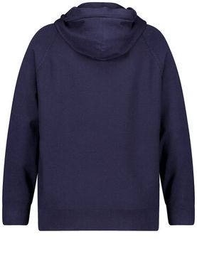 SAMOON Джемпер вискозный с капюшоном