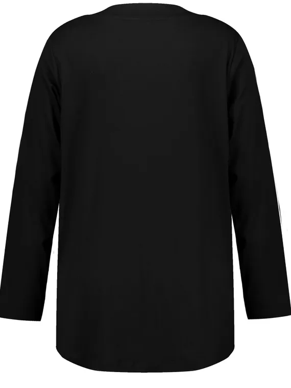 SAMOON Лонгслив с V-вырезом