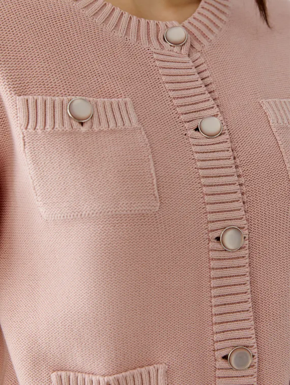 Oui Кардиган с декоративными пуговицами