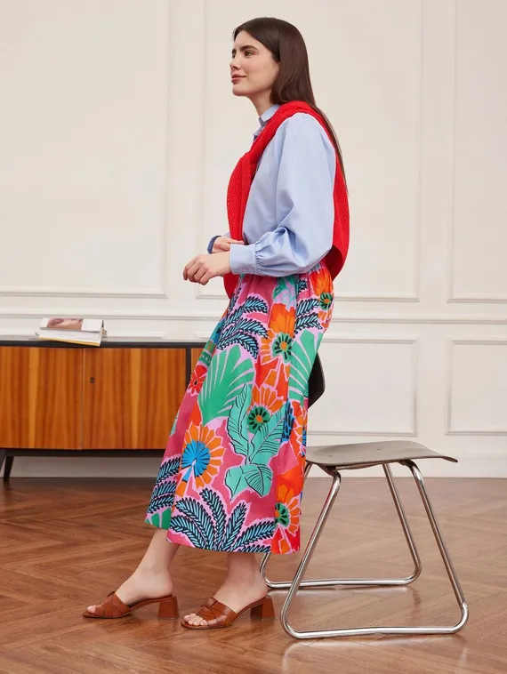 Elisa.and.me Юбка с цветочным принтом