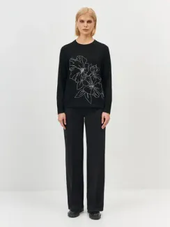 BULMER Джемпер с контрастной вышивкой