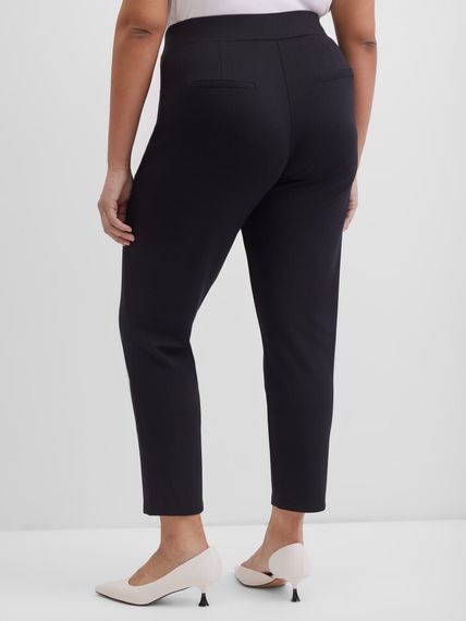 SAMOON Брюки укороченные черные