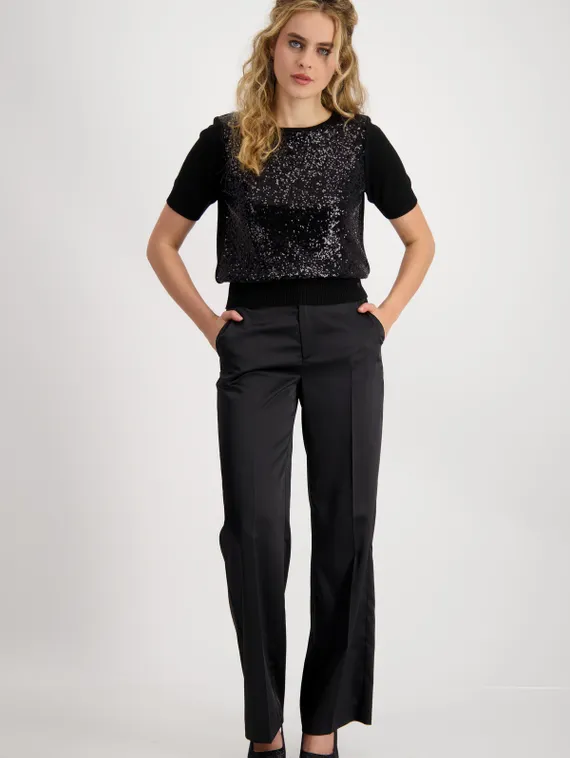 MONARI Брюки атласные укороченные