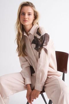 UNQ Блуза со льном