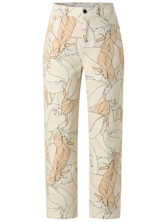ANGELS Брюки-чиносы с цветочным принтом