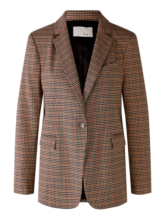 Oui Пиджак в клетку