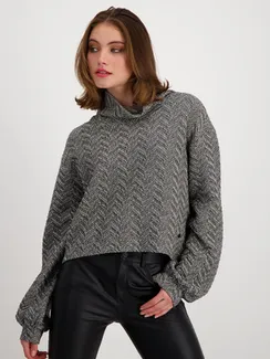 MONARI Толстовка с узором елочка