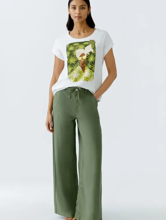 Oui Футболка с принтом