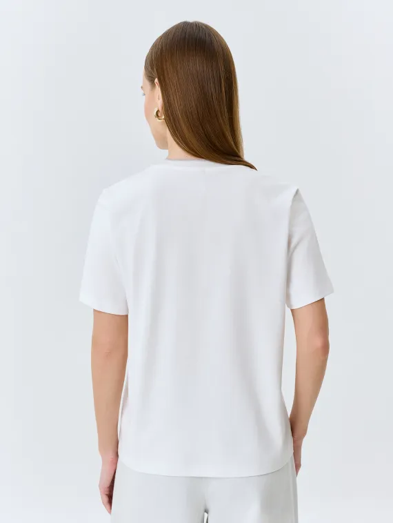 BULMER Футболка с принтом из хлопка