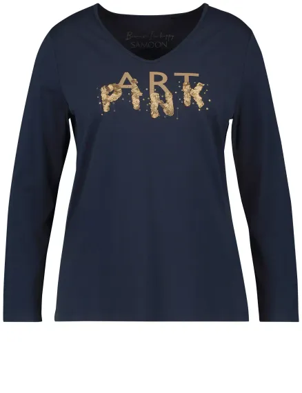 SAMOON Футболка с длинным рукавом