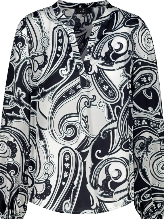 MONARI Блуза вискозная с узором пэйсли