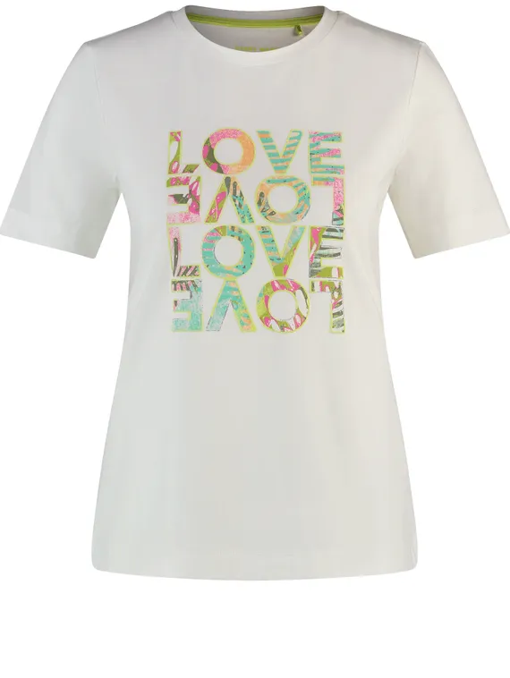 GERRY WEBER Футболка с буквенным принтом