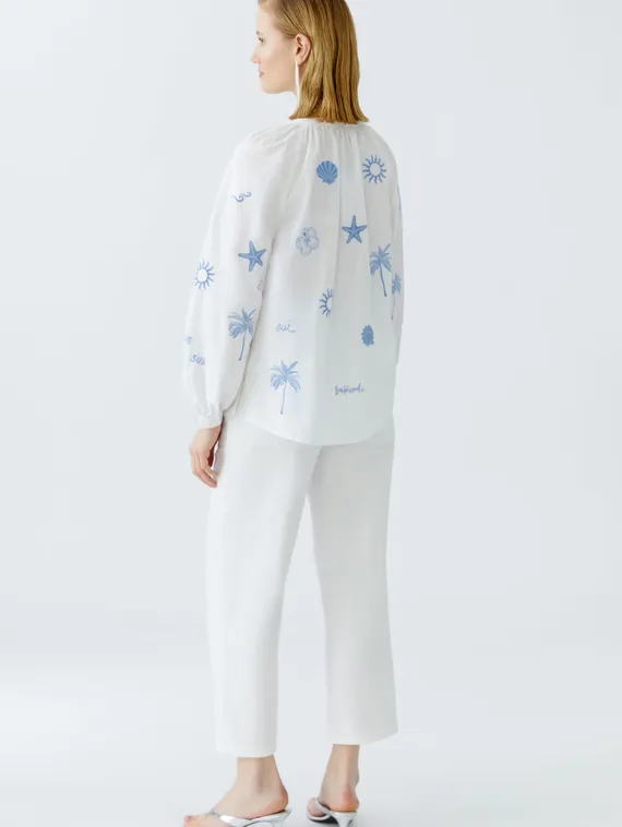 Oui Туника хлопковая