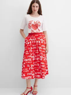 Elisa.and.me Юбка с принтом и надписями