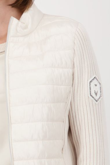 MONARI Стеганая куртка с вязаными рукавами