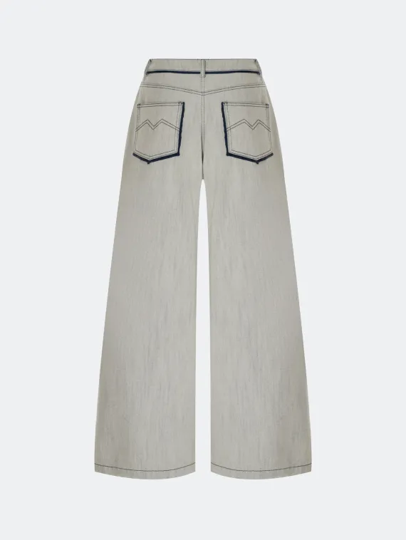 BULMER Джинсы меланжевые