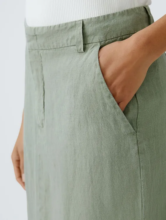 Oui Юбка макси льняная