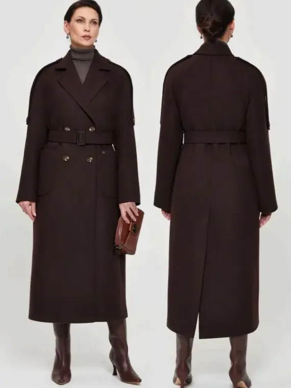 Dolche Moda Пальто из шерсти и шелка