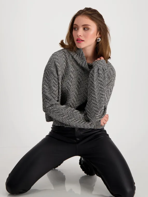 MONARI Толстовка с узором елочка