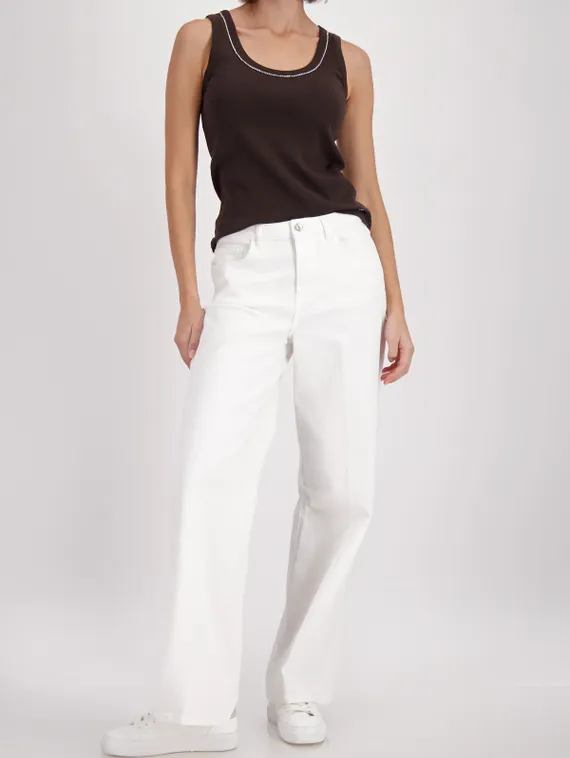 MONARI Топ с украшенным воротником