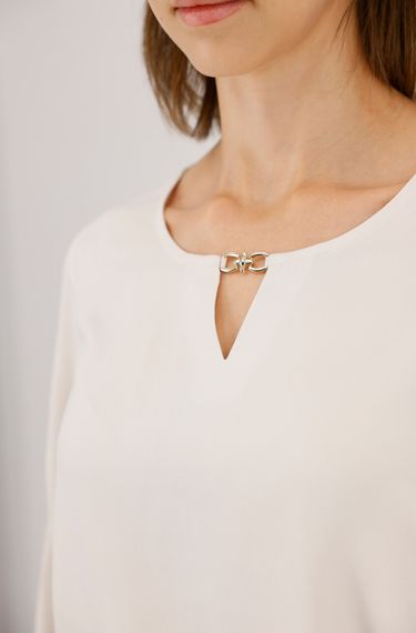 MONARI Блуза с ювелирными деталями