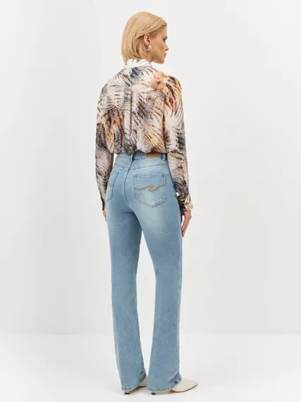 BULMER Прямые джинсы с деликатной вышивкой