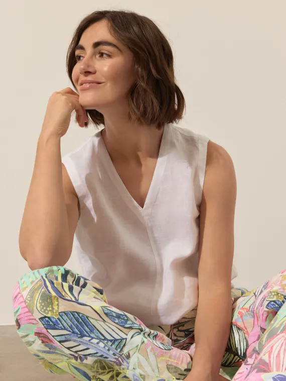 GERRY WEBER Топ льняной