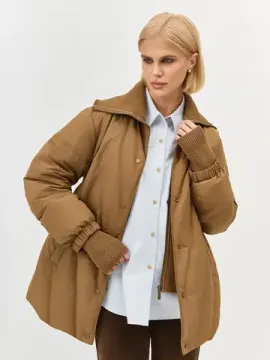 BULMER Объемная куртка с трикотажной манишкой