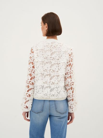 TAIFUN Кружевной бомбер